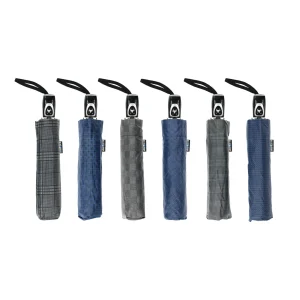 Paraguas Plegable Hombre Automático Estampado. 6 unidades