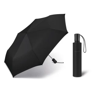 Paraguas Plegable Hombre A/C Negro. 2 unidades