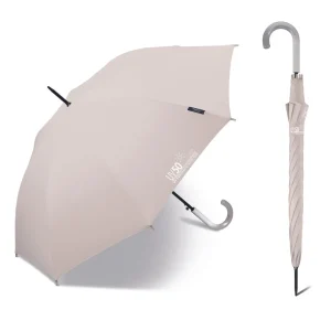 Paraguas Automático UV Protección Gris Pebble. 2 unidades