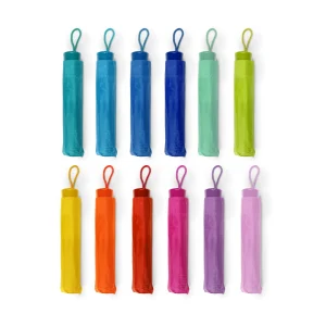 Paraguas Plegable Básico, Assorted 12 unidades