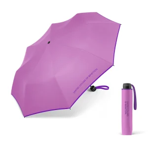 Paraguas Benetton Plegable Manual Pink Power. 2 unidades