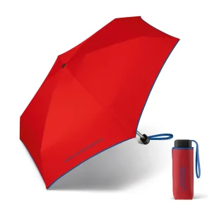 Paraguas Benetton Plegable Mini Rojo. 2 unidades