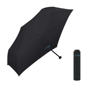 Paraguas plegable Manual Air One Ultra Ligero Negro. 2 unidades