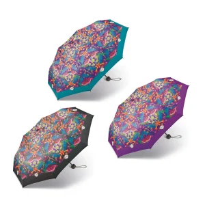 Paraguas Plegable Catalina Estrada Manual Slim Elegance, Incluye Funda Protectora. 3 unidades