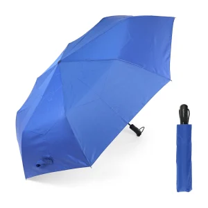 Paraguas Plegable Hombre A/C Liso Azul Golf. 2 unidades