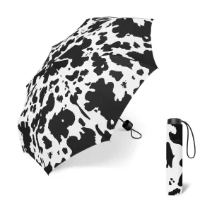 Paraguas Plegable Manual Cow Black & White. 2 unidades