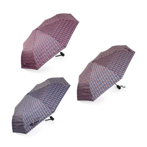 Paraguas Plegable Mujer Automático Gotas. 3 unidades
