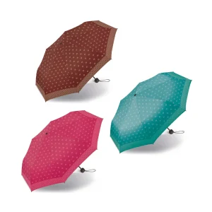 Paraguas Plegable Don Algodón Topos Mini Manual XL. 3 unidades