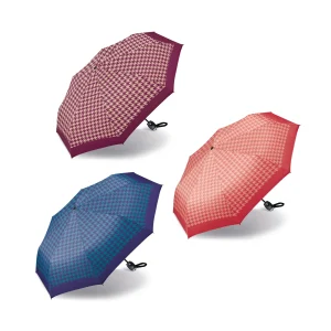 Paraguas Plegable Don Algodón Pata de Gallo A/C Classic. 3 unidades