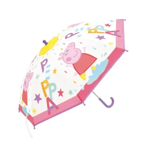 Paraguas Infantil Transparente Peppa Pig. 2 unidades